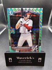 2025 Bowman Draft 1st - Chrome Conor Essenburg Aqua Geometric Refractor #001/125