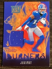 2024 Panini Absolute Jalin Hyatt #AB-JHT Burners Jersey Relic! N.Y. Giants!