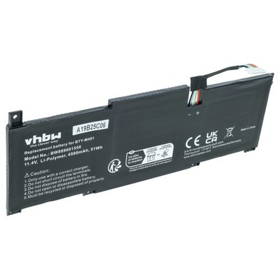 Akku für MSI Modern 15 A4MW(MS-155K) A4M-020XRU A5M-001FR A5M 4500mAh 11,4V
