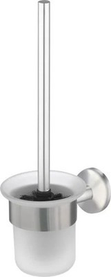 TrendLine WC- Bürstenhalter Simple Round Edelstahl Wandbefestigung