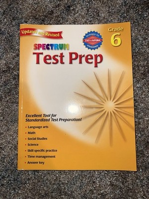 Spectrum Test Prep Grade 6 Workbook Updated & Revised Frank Schaffer