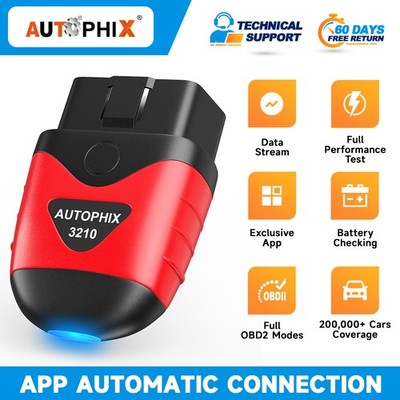 Autophix 3210 OBD2 Bluetooth Auto Diagnostic Tool for IOS Android Code Reader