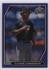 2026 Leaf Metal Purple Prismatic 2/7 Kayson Cunningham #109 17uv