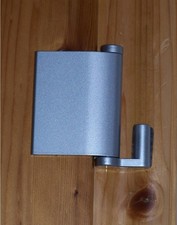 T&uuml;rschliesser Edelstahl silber links und rechts ohne Bohren wartungsfrei!  NEU!