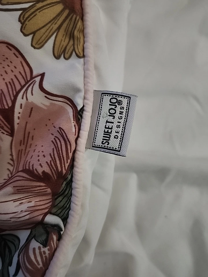 Juego de cama para cuna de bebé floral acuarela Sweet Jojo Designs para niñas Foto 4 de 4