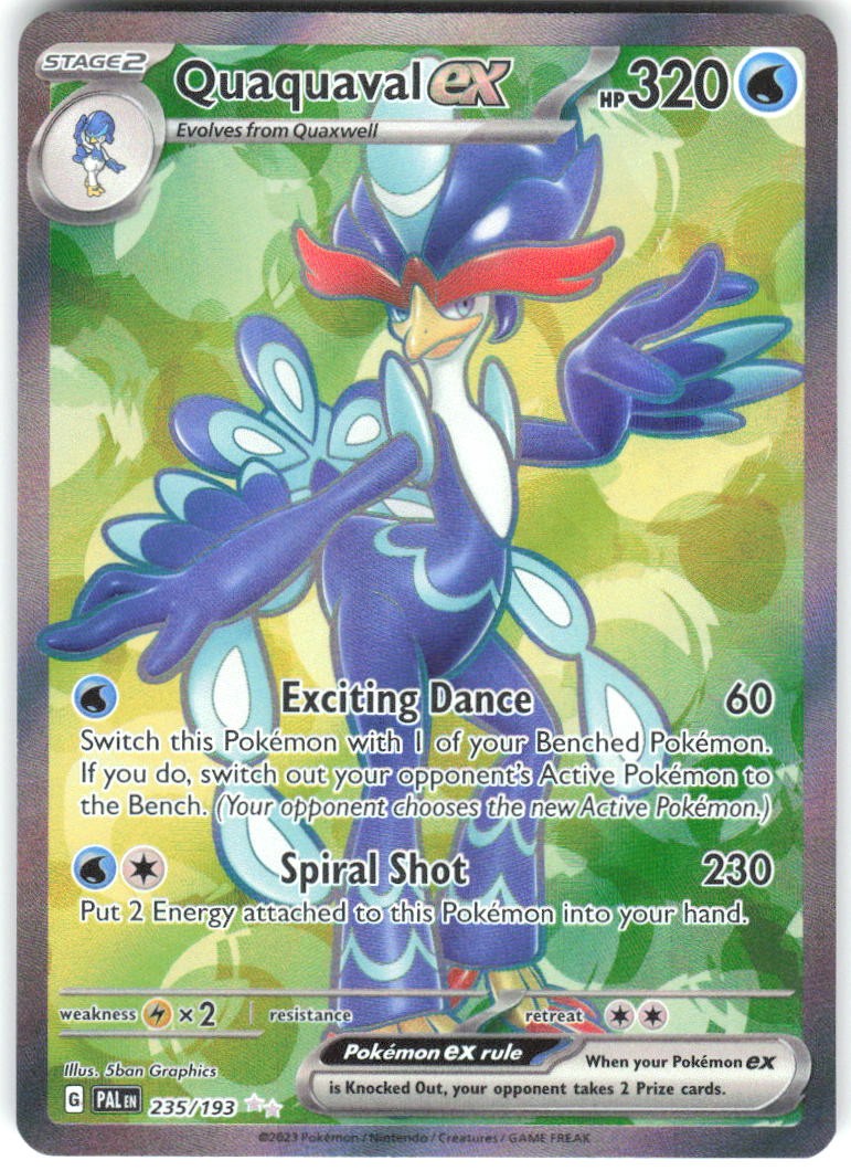 Quaquaval ex 235/193 Paldea Evolved Holofoil