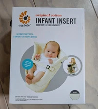 Ergo Baby Carrier Infant Insert Original Cotton Natural Color Unisex
