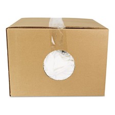 HOSPECO  New Bleached White T-Shirt Rags, 25 Pounds/Bag