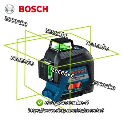 Bosch GLL3-60XG Green Cross 12Lines Laser Level Automatic Leveling & Alarm IP54