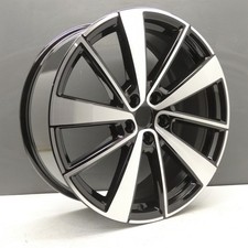 POLESTAR 2 19" FRONT ALLOY WHEEL RIM 8J DIAMOND CUT BLACK 31680895 GENUINE X1