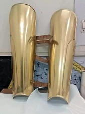 Medieval Knight Leg Greaves Gothic Armor Set LARP Warrior Leg Guards