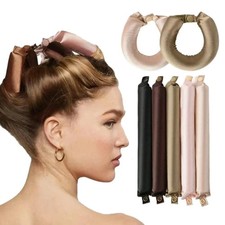 Heatless Hair Curlers Satin Curling Rod Headband No Heat Silk Curls Rollers 3pcs