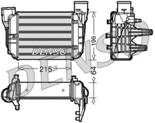 Ladeluftkühler DENSO DIT02002 für A4 EXEO SEAT 8ED 8EC AUDI B7 8E2 8E5 B6 ST 3R2