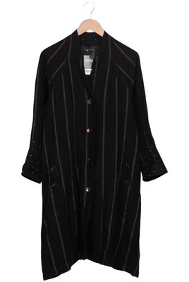 Gudrun Sjödén Mantel Damen Jacke Parka Gr. S Leinen Baumwolle Schwarz #5z5zwl5