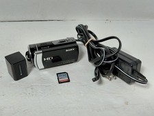 Sony Handycam HDR-CX190 Black Digital Video Camcorder Bundle - Tested
