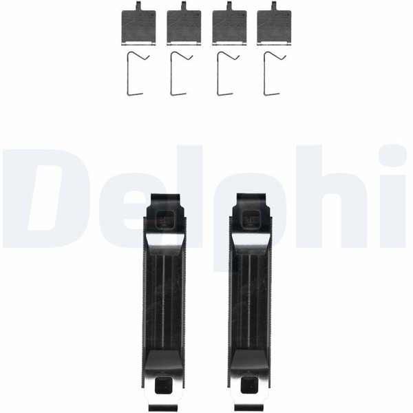 Vorderachse Delphi LX0681 ZubehöRsatz, Scheibenbremsbelag FüR Audi,Skoda-image