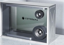 Cotodama Lyric Speaker Box Silver Wi-fi Lyrics Display Smart Speaker Cotodama 