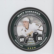 2009-10 Topps Puck Attax Matt Niskanen 0i8