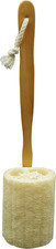 Natural Exfoliating Loofah Luffa Loofa Back Sponge Scrubber Brush with Long Wood