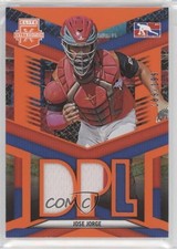 2023 Panini Elite Extra Edition DPL Materials Orange /199 Jose Jorge #DPM-JJ 0a3