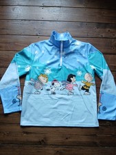 Charlie Brown Peanuts Snoopy 3/4 Zip Fleece Size XL New Without Tags