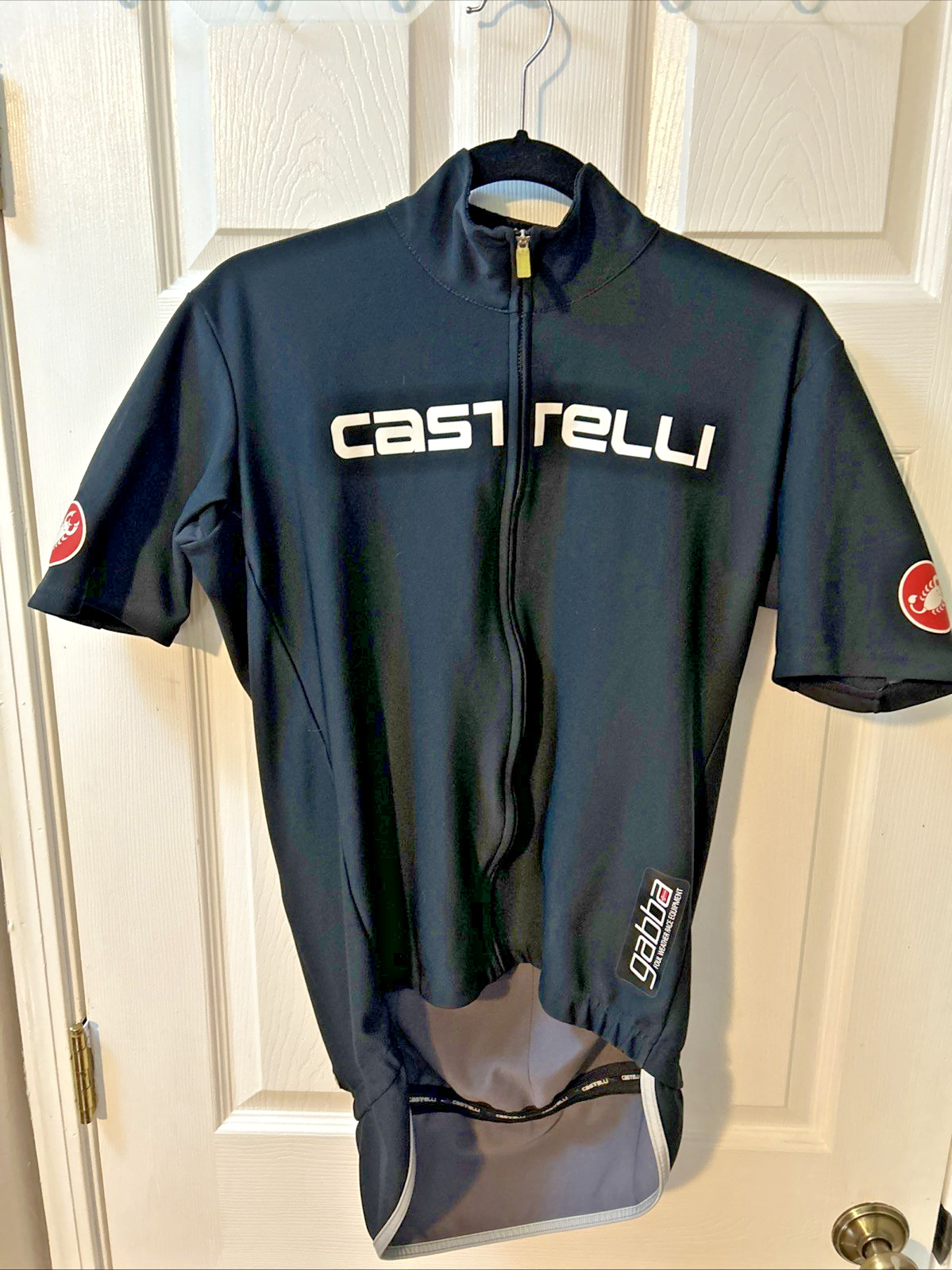 Castelli Gabba Foul Weather Short Sleeve Road Bike Jersey Black XXL
