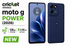 NEW Motorola Moto G Power 2026 128GB Cricket Wireless 5G Sealed Android 16