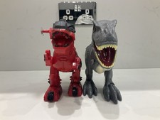 Toy Dinosaurs. Moving with sound effects.