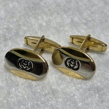 Gucci Gold Silver GG Logo Links Classic Vintage Premium Made in Italy