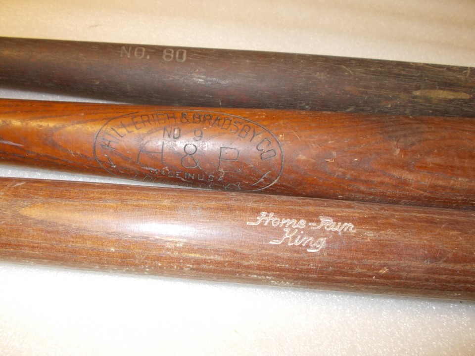 Vintage Baseball Bat Lot(Winner,Home Run,Leader) eBay
