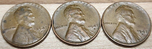1947-D Wheat Cent - Very Fine