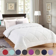 Down Alternative Comforter All Season Reversible Comforter Soft Breathable