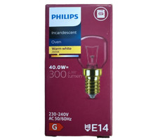 4 X Philips 40w 240V for Neff Siemens Hotpoint AEG SES E14 Oven Cooker Bulb