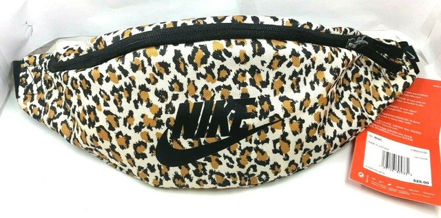 nike leopard fanny pack