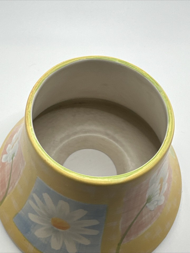 YANKEE CANDLE JAR TOPPER SHADE SPRING DAISIES FITS LARGE JAR EASTER