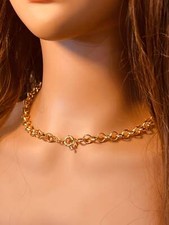 Gold Filled 8mm Cable Necklace  18" Durable Chain