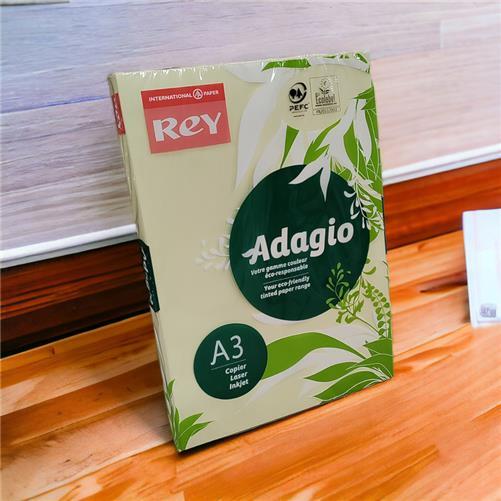 REY Adagio Coloured Paper A3 A4 80/120/160gsm Blue Red Green Yellow ...