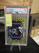 2023 Panini Mosaic - NFL Debut Reactive Yellow Mosaic Prizm #ND-3 C.J. Stroud...