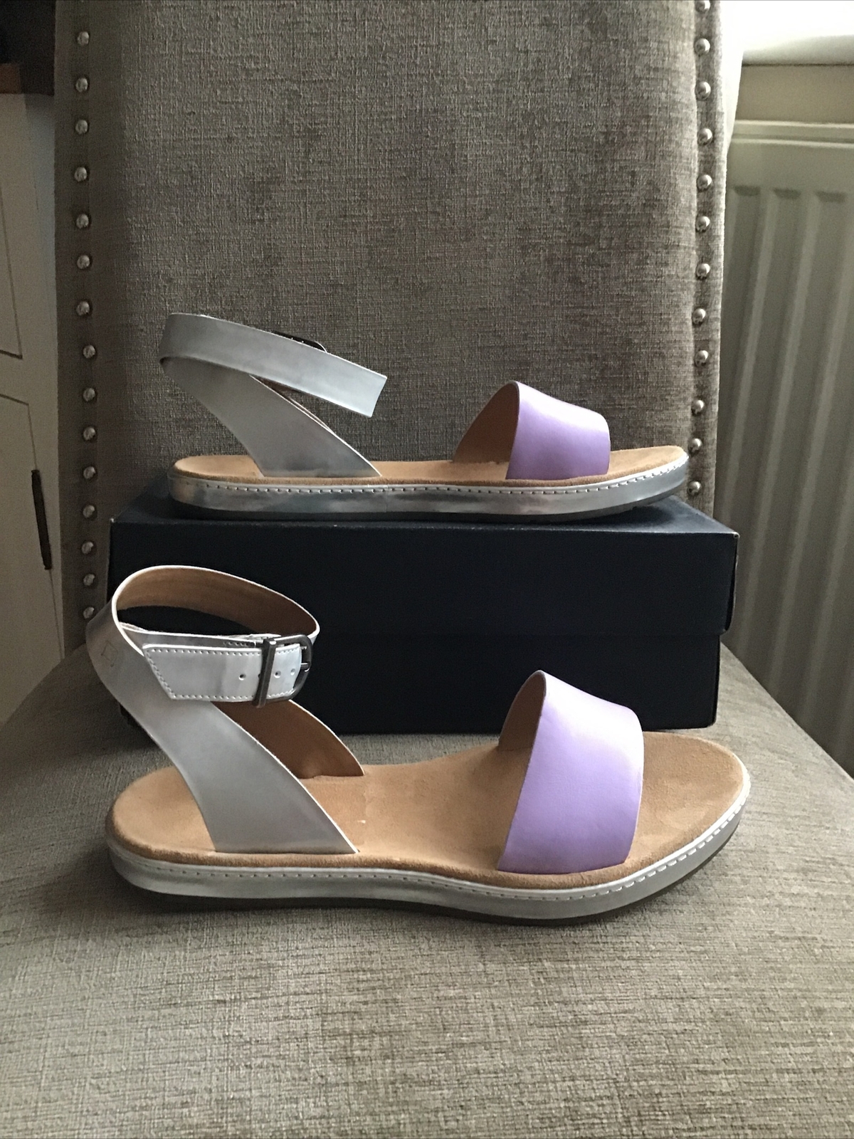 clarks romantic moon sandals black