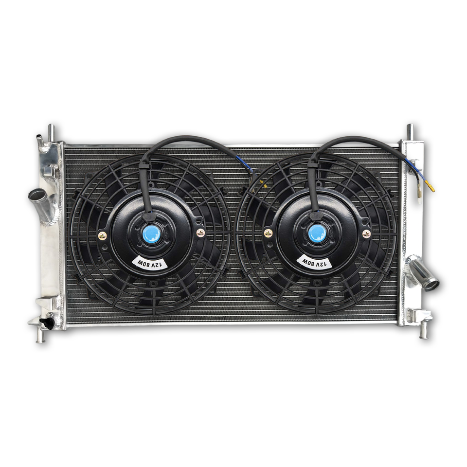 RADIATOR & FANS FOR FORD FOCUS MK2 RS305 RS350 ST225;VOLVO S40/S50 2.5L ...