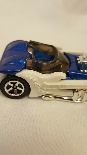 RARE VINTAGE 1996 HOT WHEELS - TWANG THANG BLUE WHITE GUITAR - 第 4/8 張圖片
