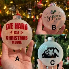 Handmade “Die Hard" Christmas ornaments! see details!