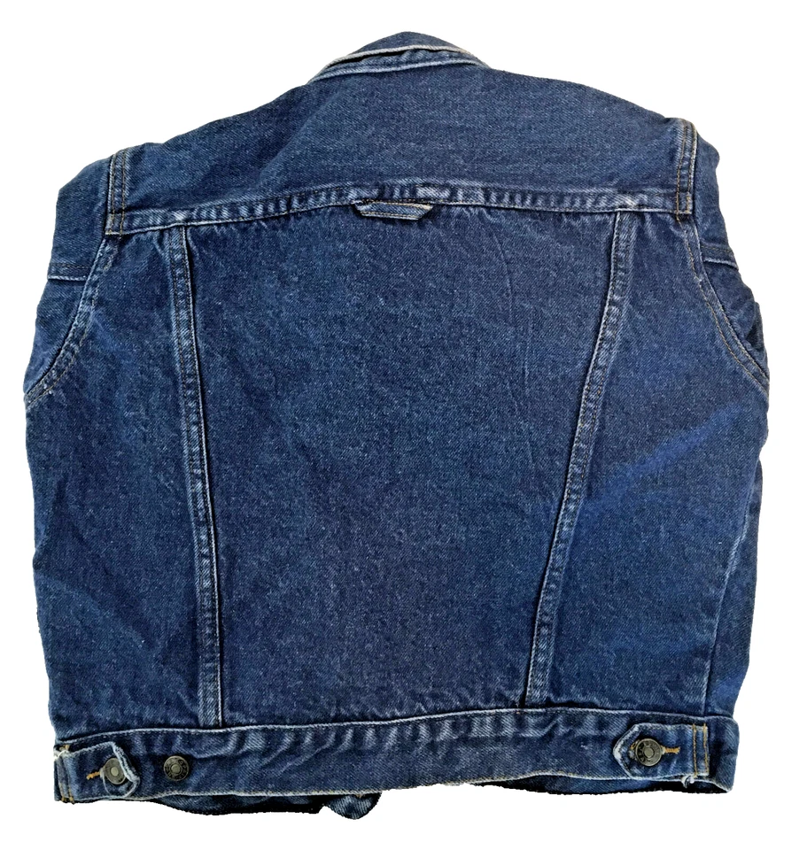 Mini chaqueta vaquera vintage Esprit niñas XS 4-5 botones metálicos años 90 Foto 2 de 4