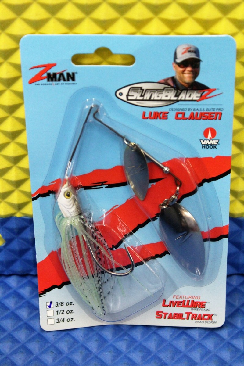 Z-Man Sbw38-04 Slingbladez Clearwater Shad Willow Spinnerbait