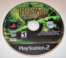 DISC ONLY- MEDAL OF HONOR: RISING SUN BLACK LABEL PS2 SONY PLAYSTATION 2