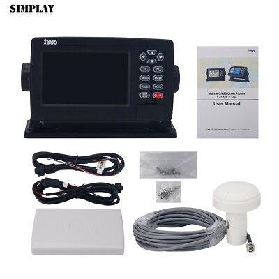 XF-520 Marine GNSS Chart Plotter 5-inch Color Screen 480x272 C-MAP/XINUO-MAP