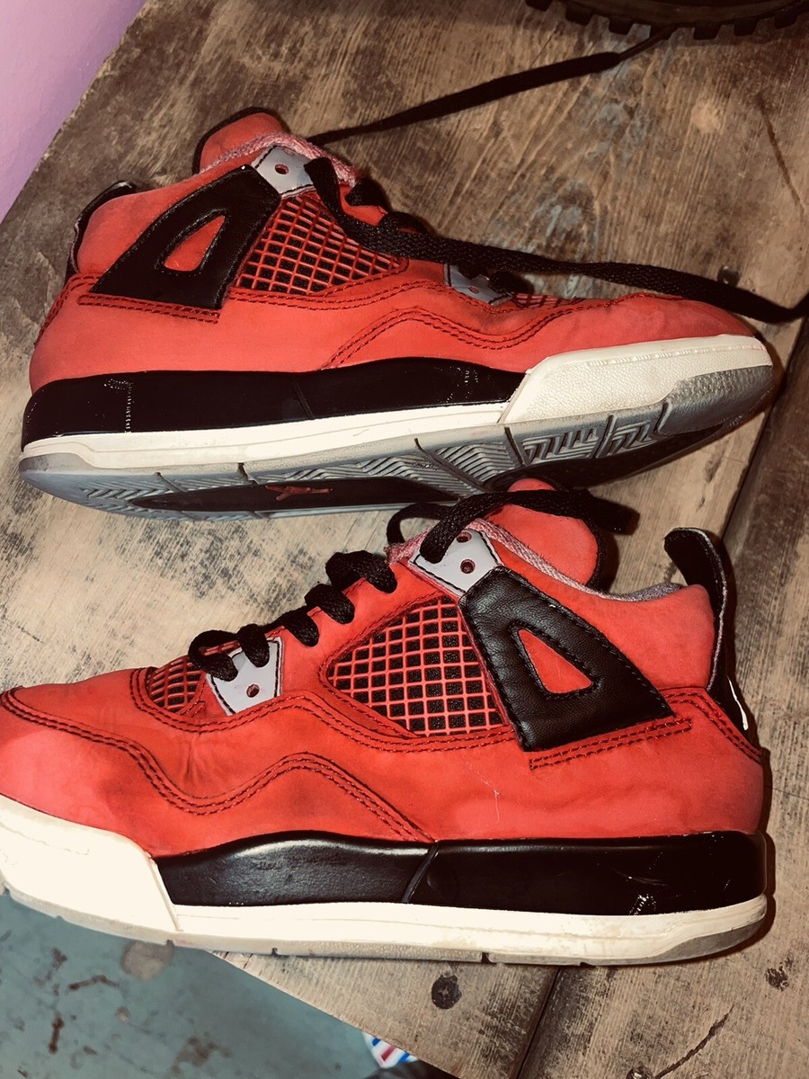 2013 Nike Air Jordan Retro 4 IV Toro Bravo Youth Kids PS GS