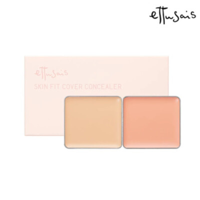 [ETTUSAIS] Skin Fit Cover 2 Shades Under Eye Face Concealer 4g JAPAN NEW