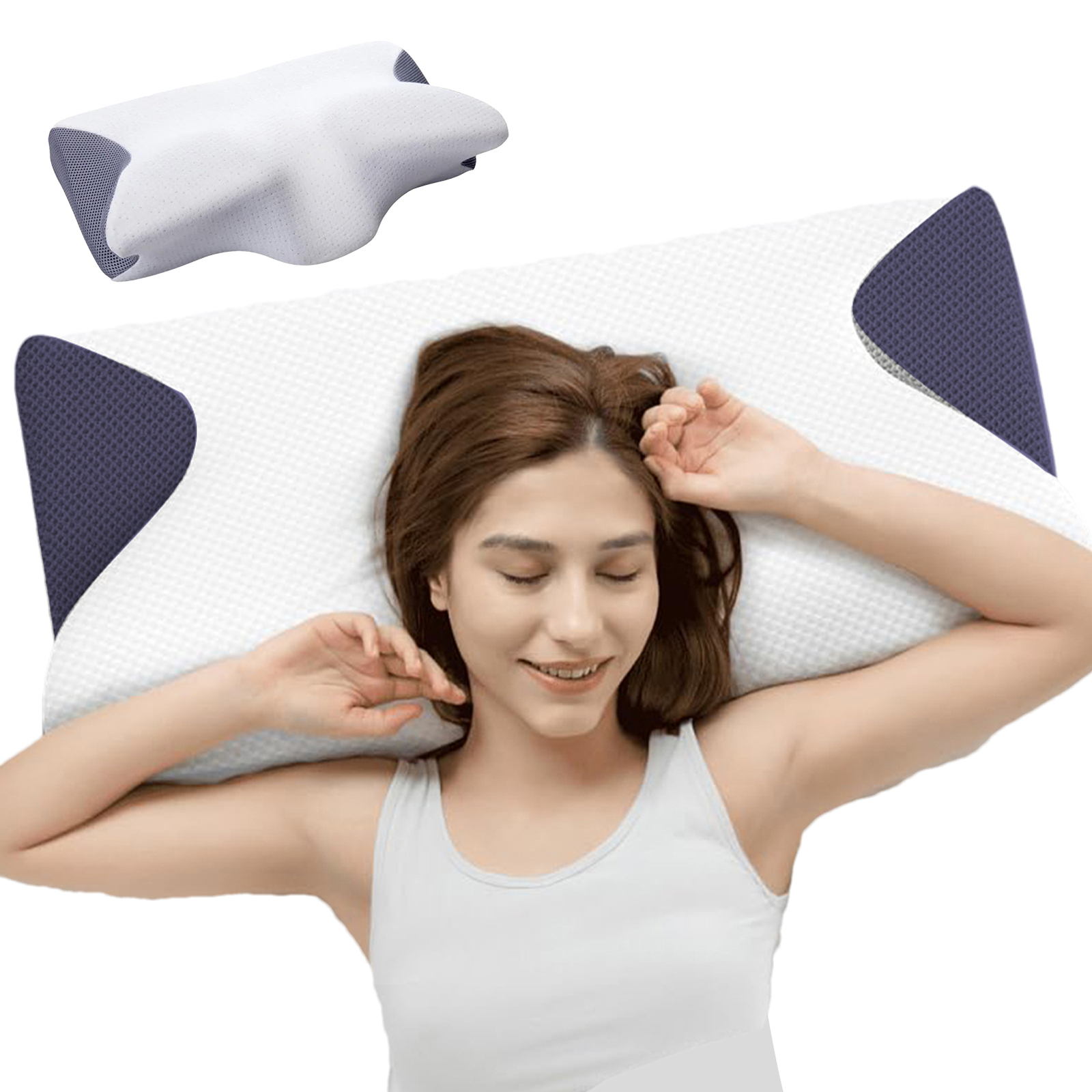 Cervical Memory Cotton Pillow for Neck Pain Relief Ergonomic Neck