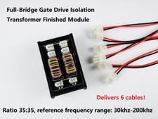 Tesla Coil DRSSTC PLL SSTC Full Bridge Gate Drive Isolation Transformer Module